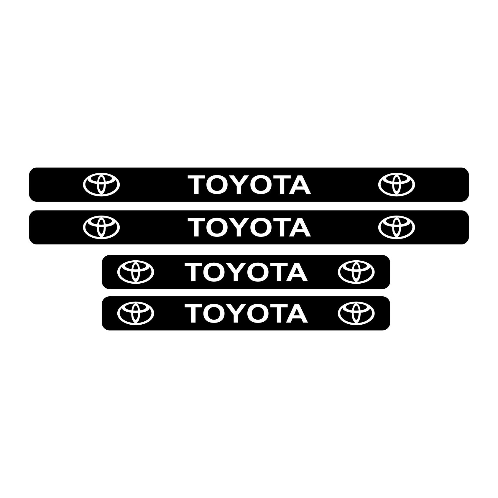 Set stickere praguri Toyota, sticker decorativ