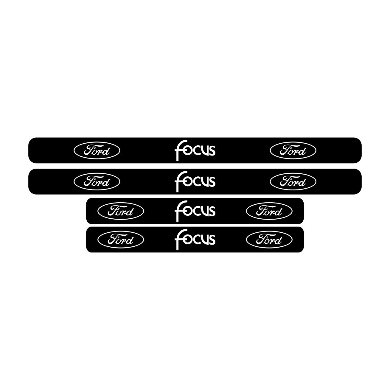 Set stickere praguri Focus, sticker decorativ