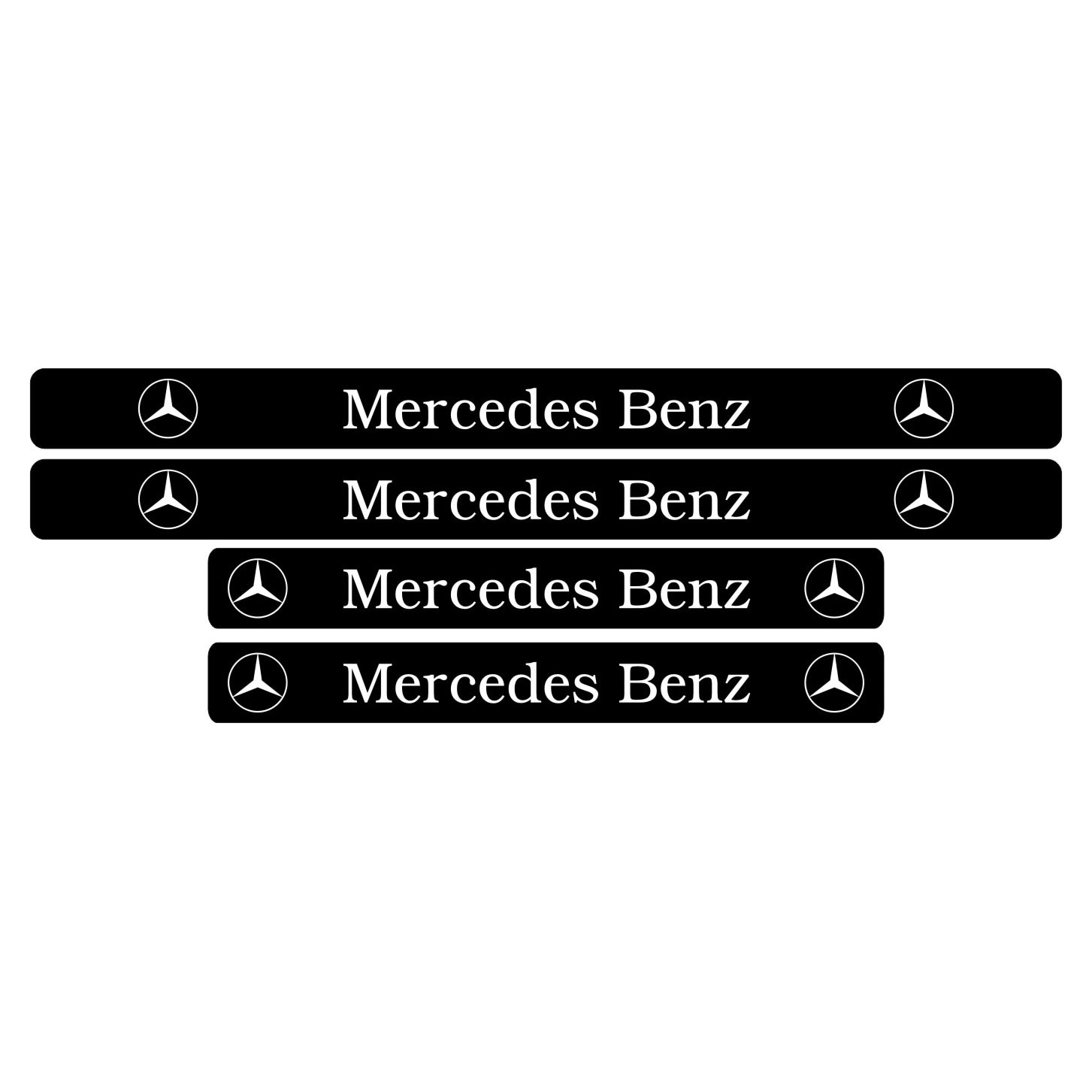 Set stickere praguri Mercedes-Benz, sticker decorativ