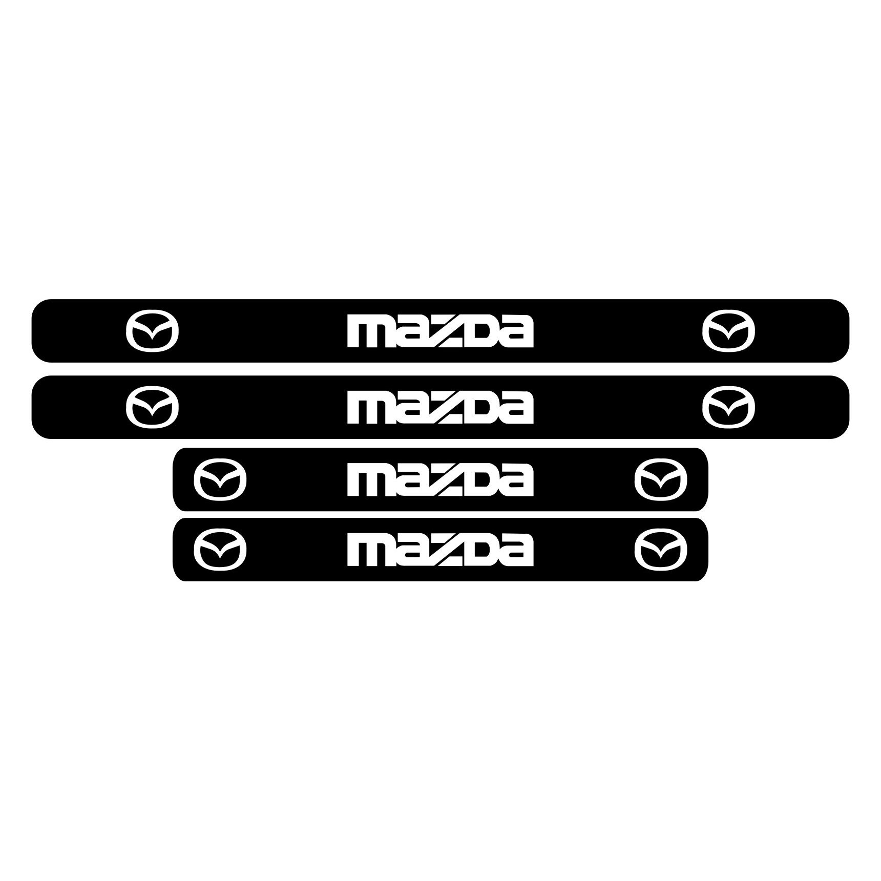 Set stickere praguri Mazda, sticker decorativ