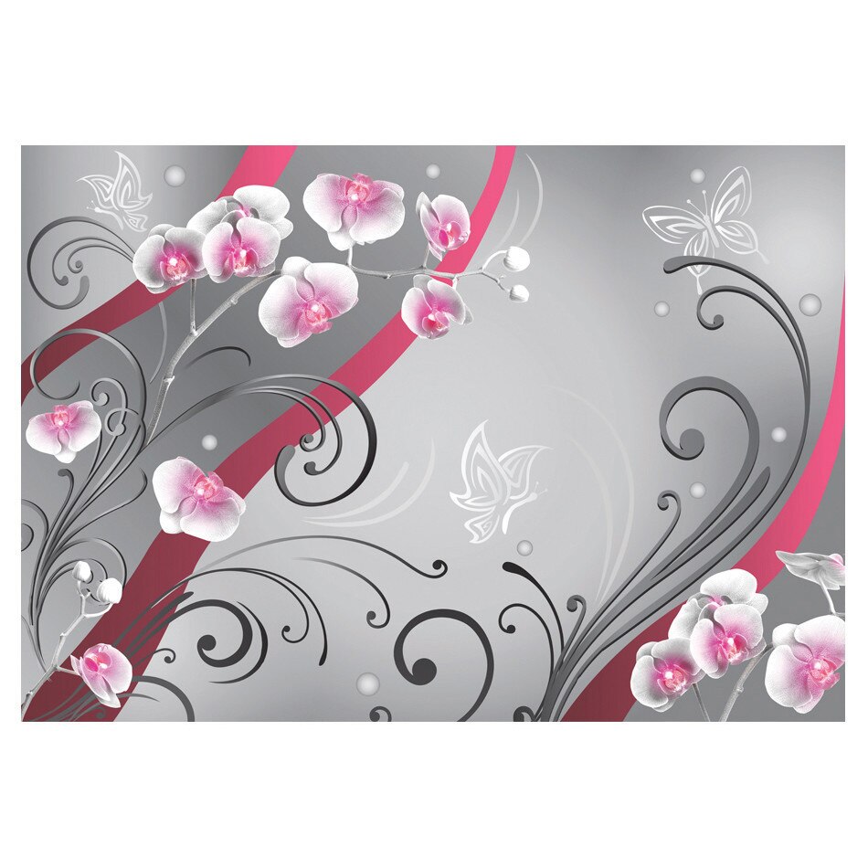 Fototapet vlies - Roz variatie orhidee - 400 x 280 cm