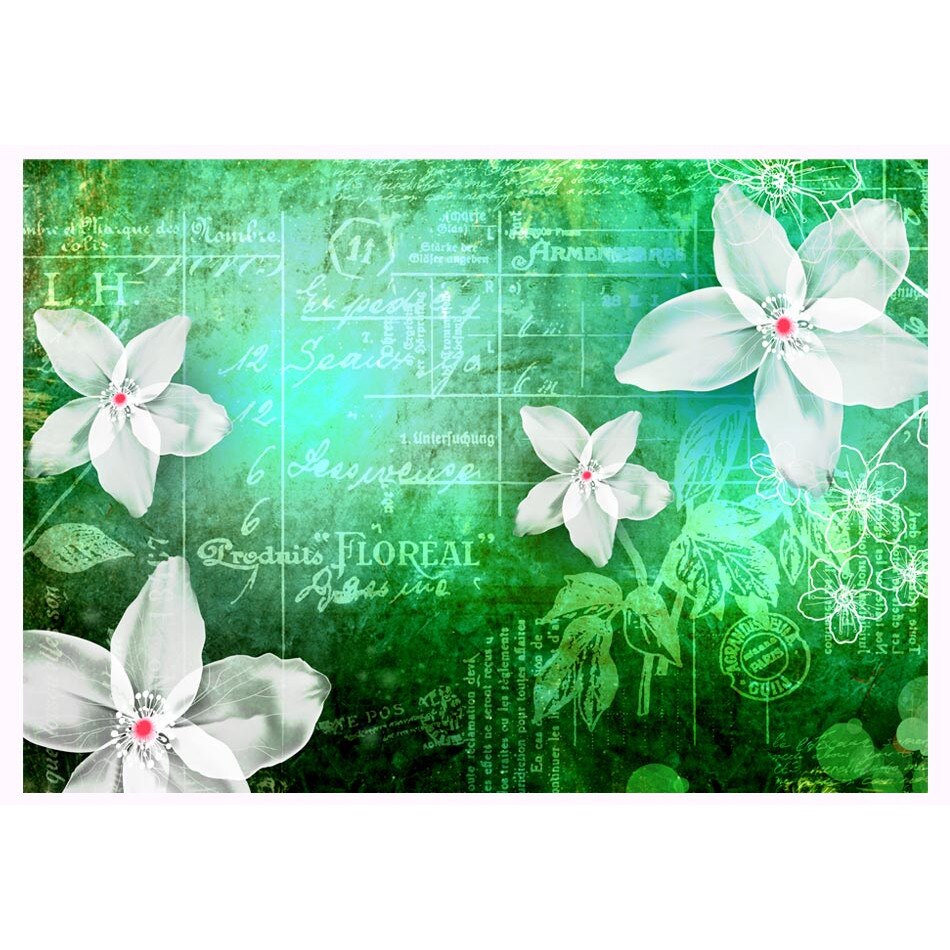 Fototapet vlies - Notele florale III - 350 x 245 cm