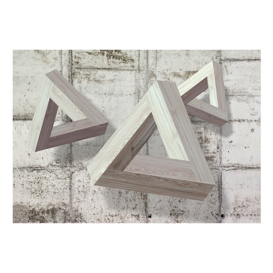 Fototapet vlies - Trio gri - 100 x 70 cm