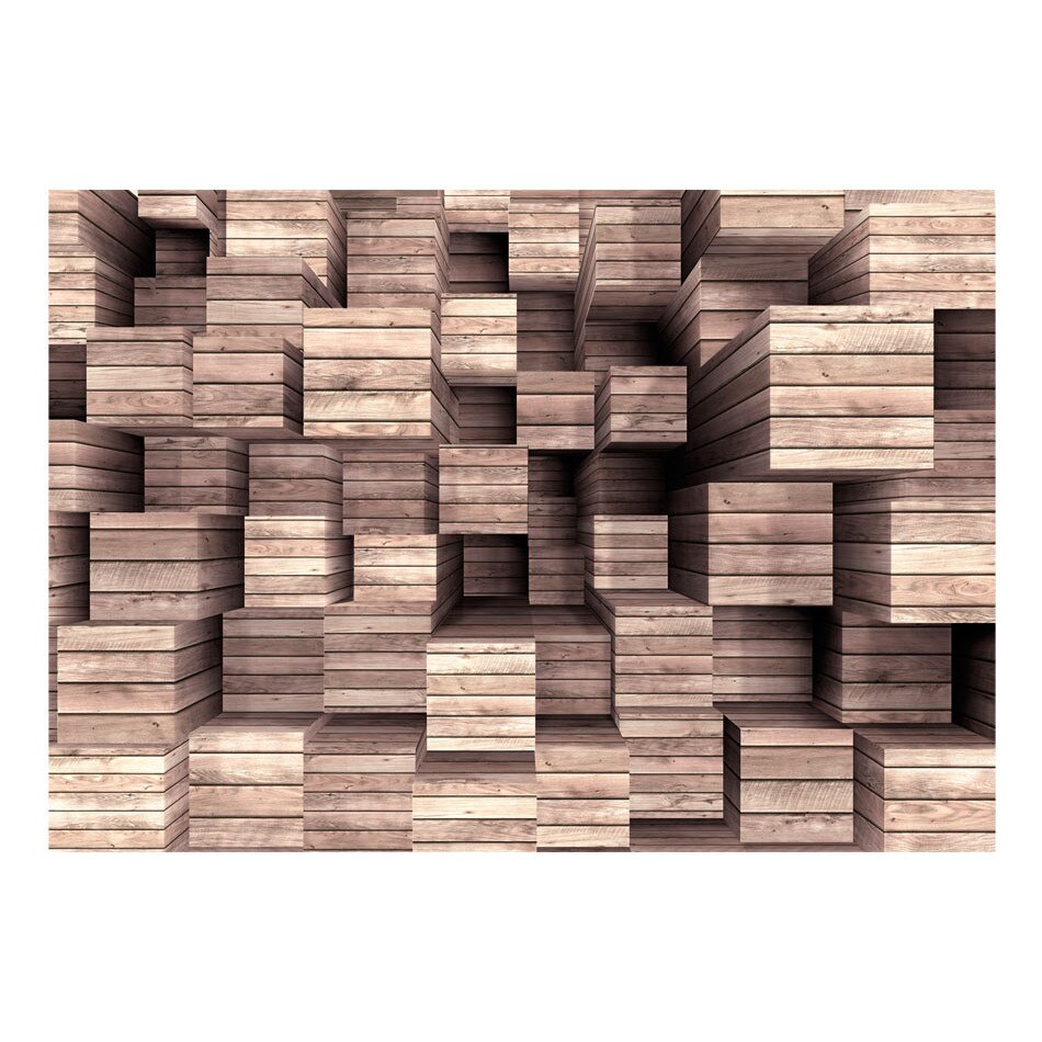 Fototapet vlies - Feneasa din lemn - 400 x 280 cm