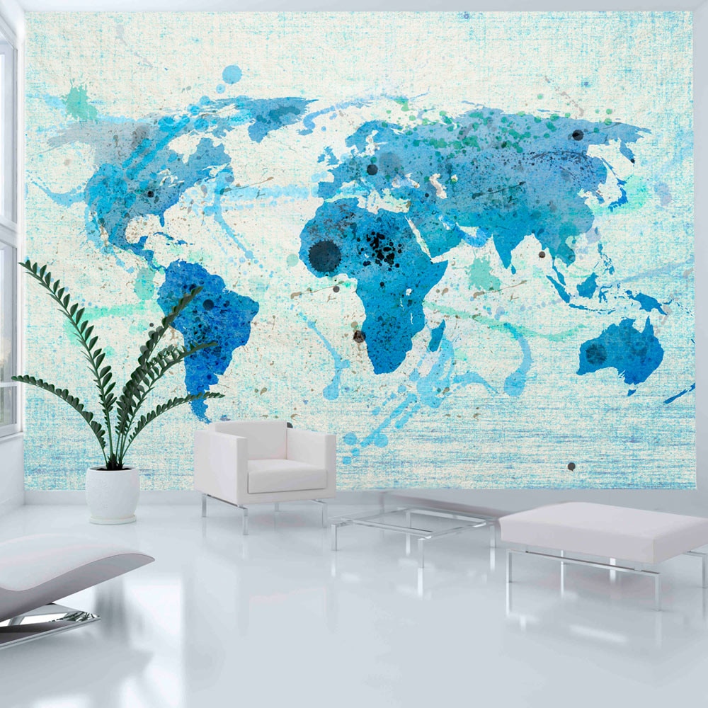 Fototapet vlies - Cruising and sailing - The World map - 350 x 270 cm