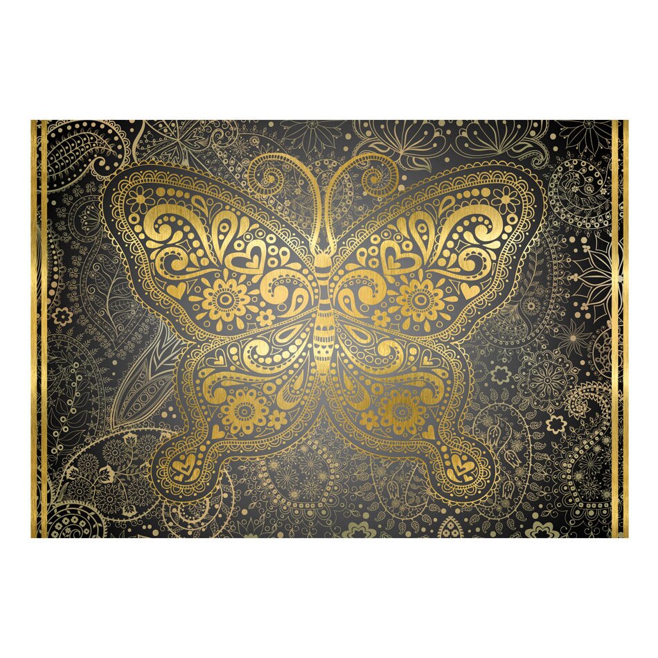 Fototapet vlies - Fluture de aur - 350 x 245 cm