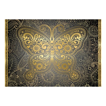Fototapet vlies - Fluture de aur - 350 x 245 cm Fototapet vlies - Fluture de aur - 350 x 245 cm