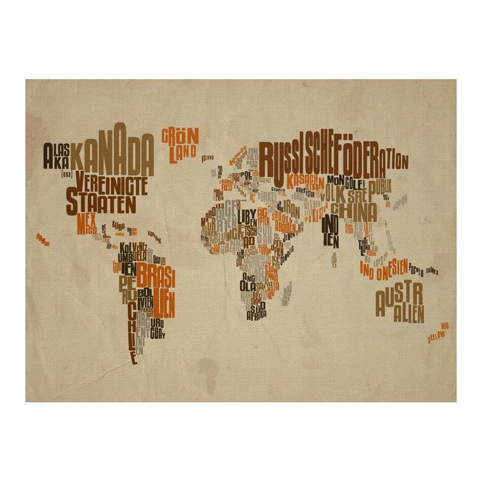 Fototapet vlies - Harta de aventuri Indiana Jones - 250 x 193 cm