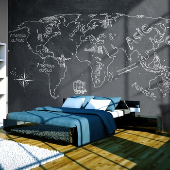 Fototapet vlies - Small travel. Large travel (French language) - 350 x 270 cm Fototapet vlies - Small travel. Large travel (French language) - 350 x 270 cm