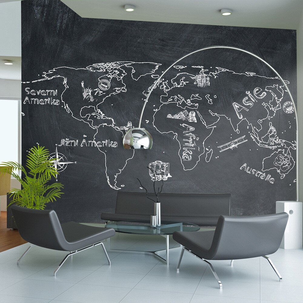 Fototapet vlies - Small travel. Large travel (Czech language) - 350 x 270 cm