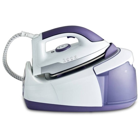 Statie de calcat cu aburi Beper 50.971 Matrix, 2400 W, 1.2 L, 4,5 bar, auto curatare, anti picurare, Mov/Alb