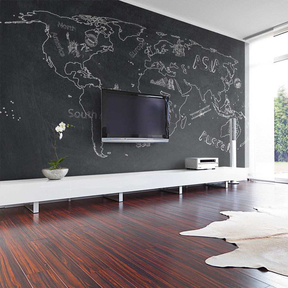 Fototapet vlies - Small travel. Large travel (English language) - 450 x 270 cm