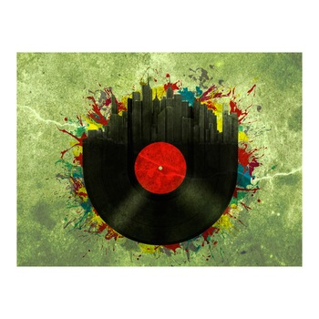 Fototapet vlies - Melodii colorate ale orasului - 200 x 154 cm Fototapet vlies - Melodii colorate ale orasului - 200 x 154 cm