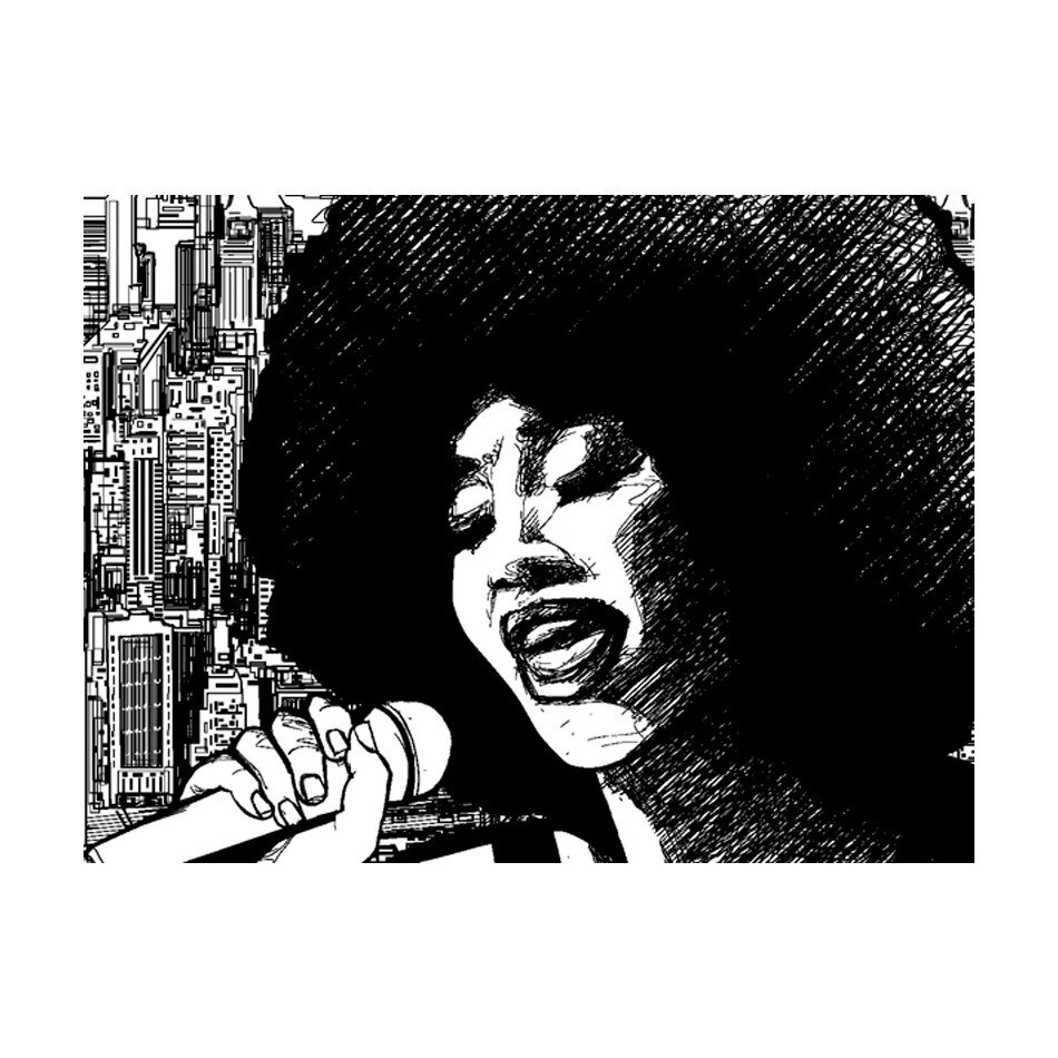 Fototapet vlies - Jazz cantareata - 250 x 193 cm