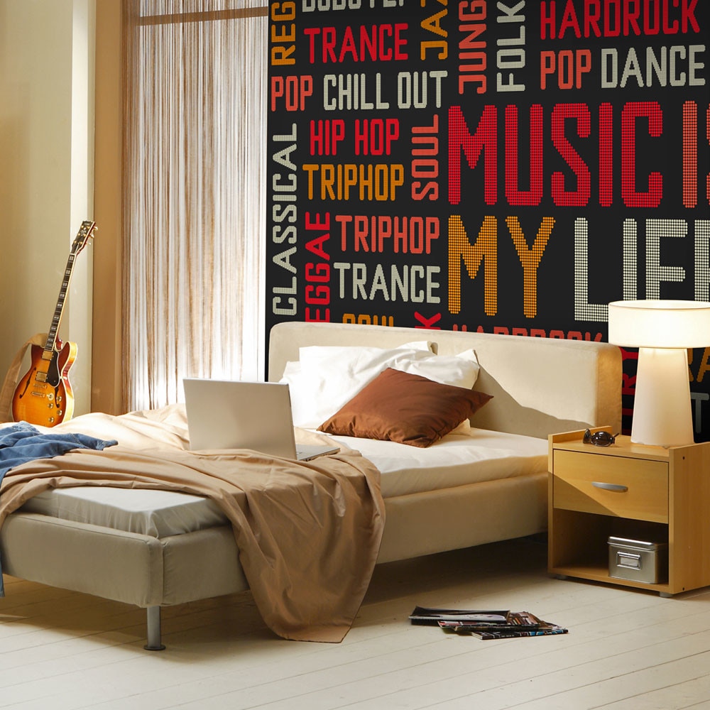 Fototapet vlies - Music is my life - 350 x 270 cm