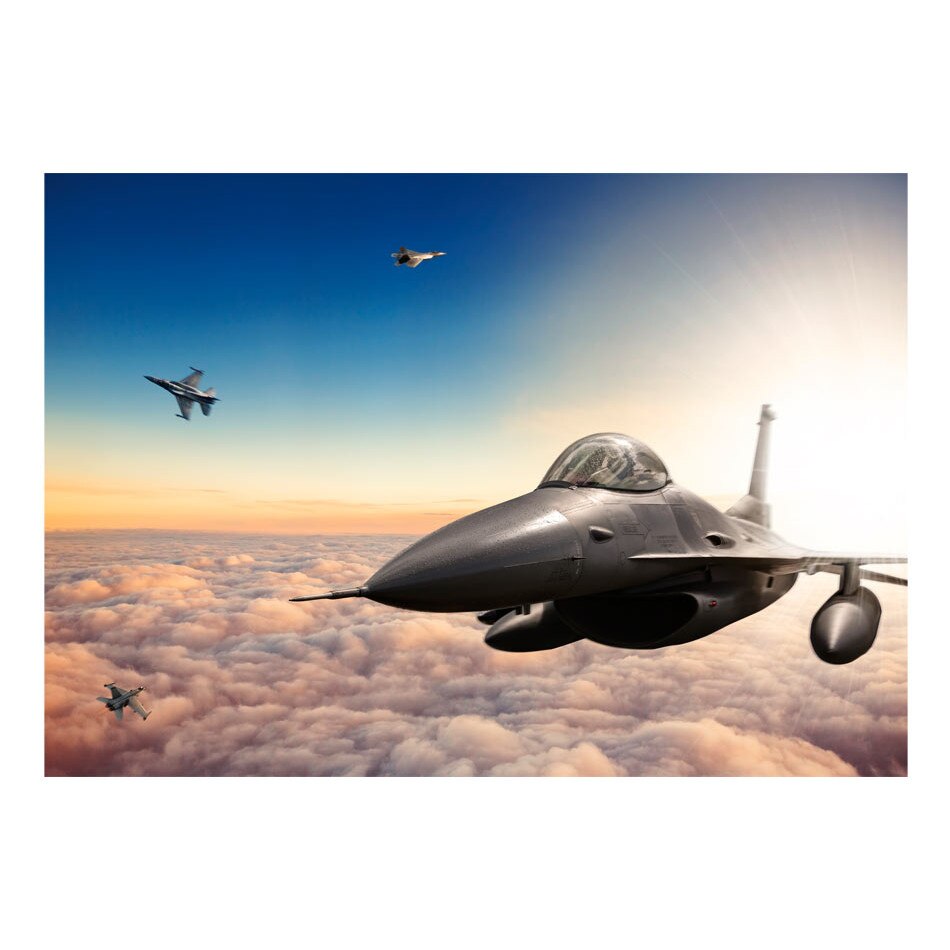 Fototapet vlies - F16 Jeturi Fighter - 300 x 210 cm