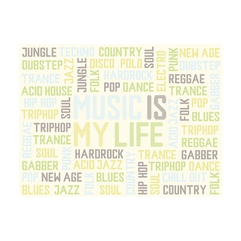 Fototapet vlies - Amestec de stiluri muzicale - 300 x 231 cm Fototapet vlies - Amestec de stiluri muzicale - 300 x 231 cm