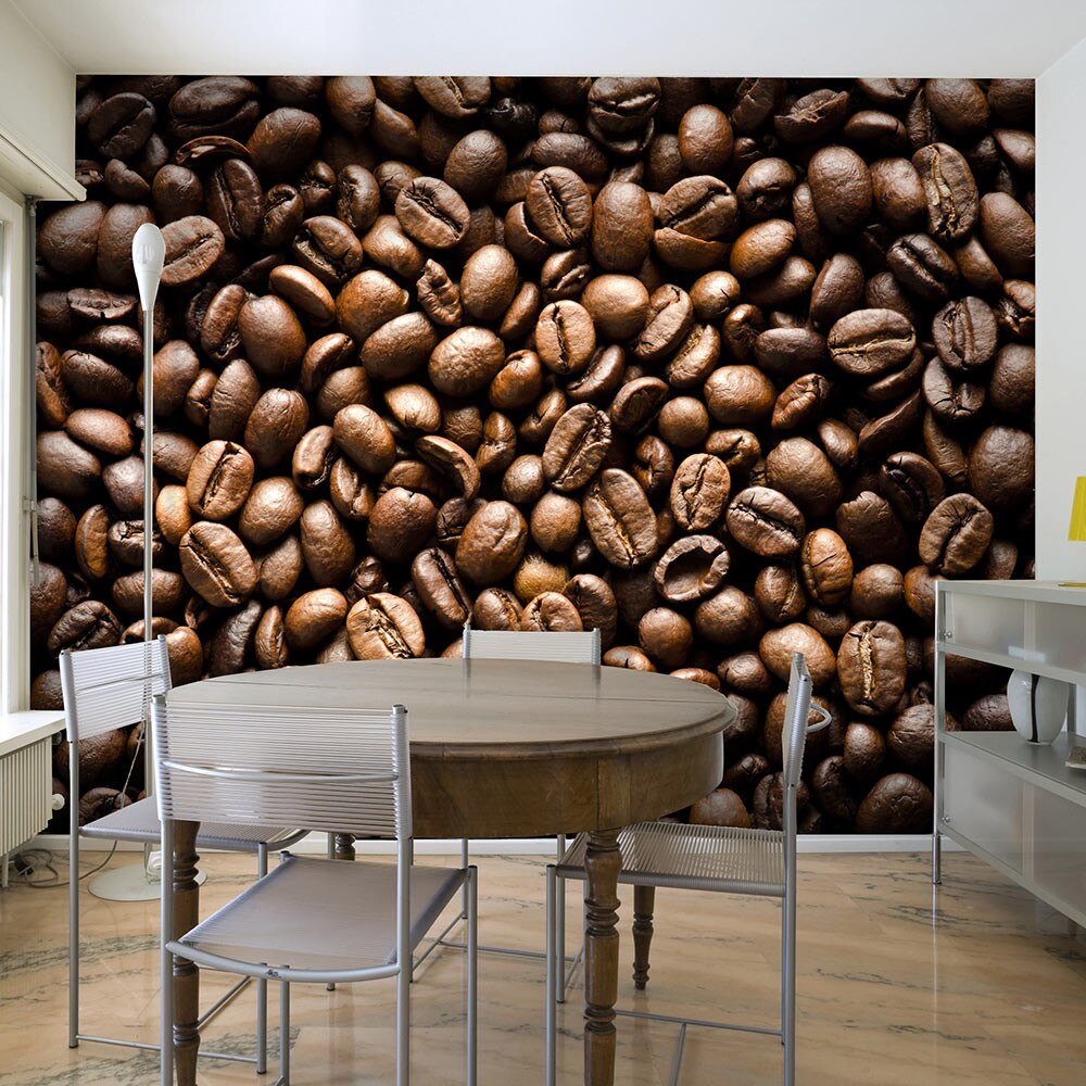 Fototapet vlies - Roasted coffee beans - 350 x 270 cm