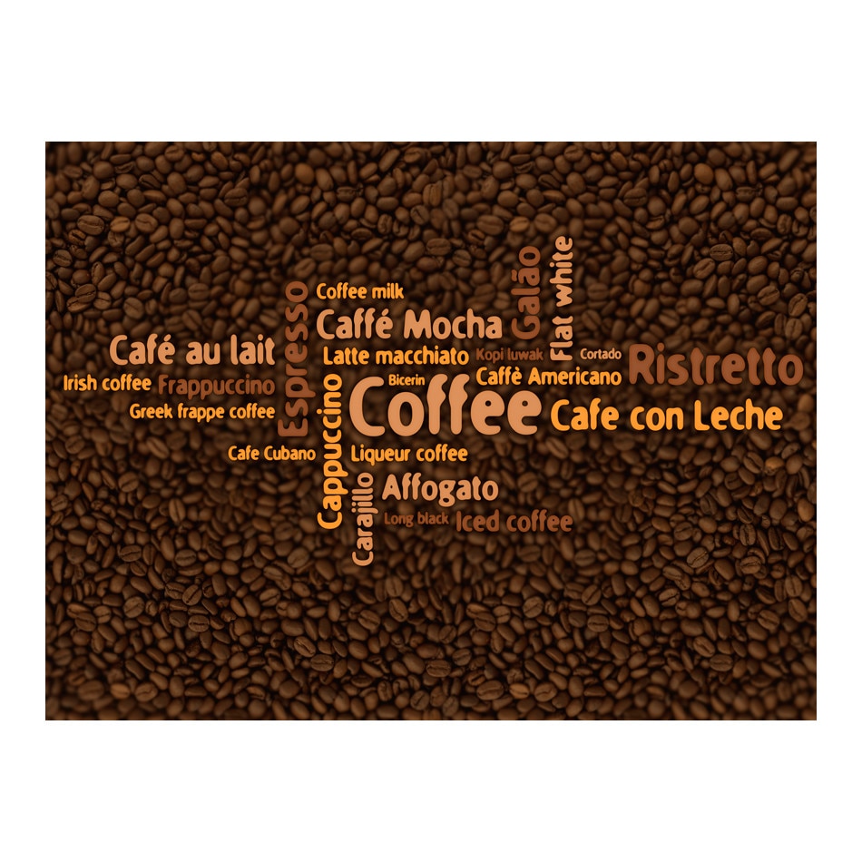 Fototapet vlies - Latte espresso cappucino ... - 200 x 154 cm