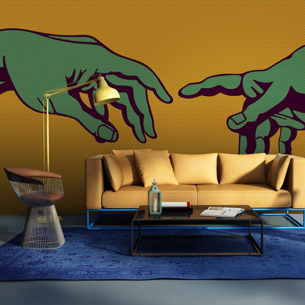 Fototapet vlies - Green touch - 350 x 270 cm