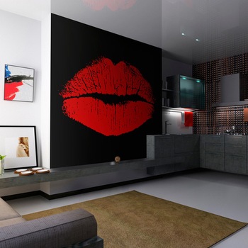 Fototapet vlies - Sensual lips - 350 x 270 cm Fototapet vlies - Sensual lips - 350 x 270 cm