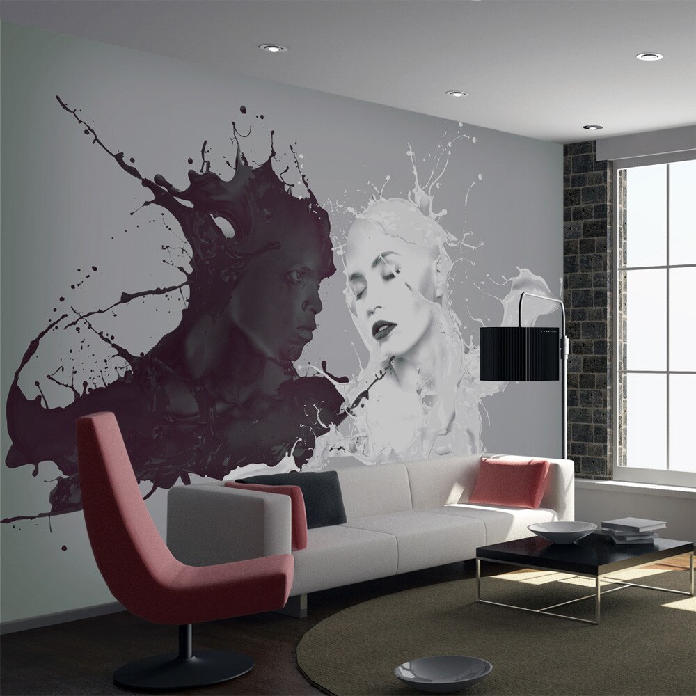 Fototapet vlies - Opposites attract - 350 x 270 cm