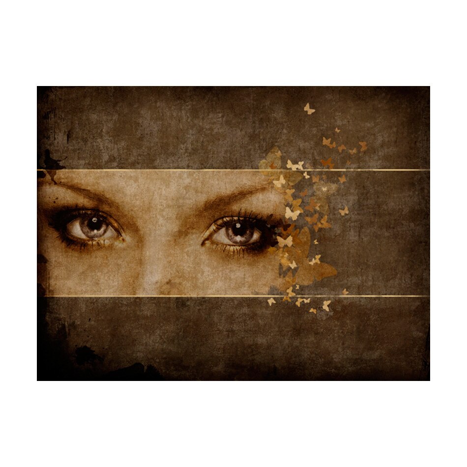 Fototapet vlies - Femeie si fluturi - 250 x 193 cm