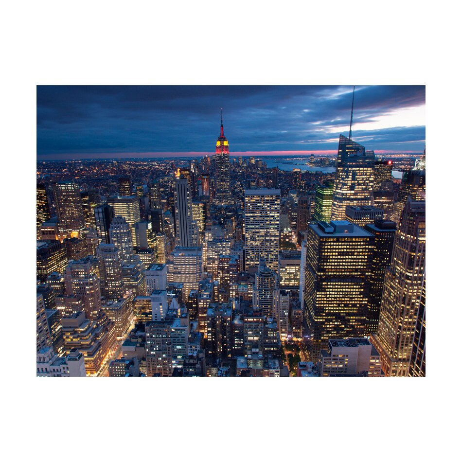 Fototapet vlies - New York noaptea - 250 x 193 cm