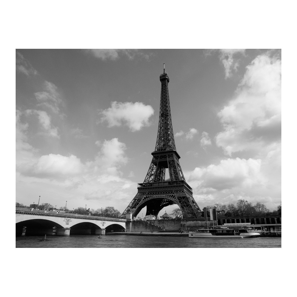 Fototapet vlies - Seine si Turnul Eiffel - 300 x 231 cm