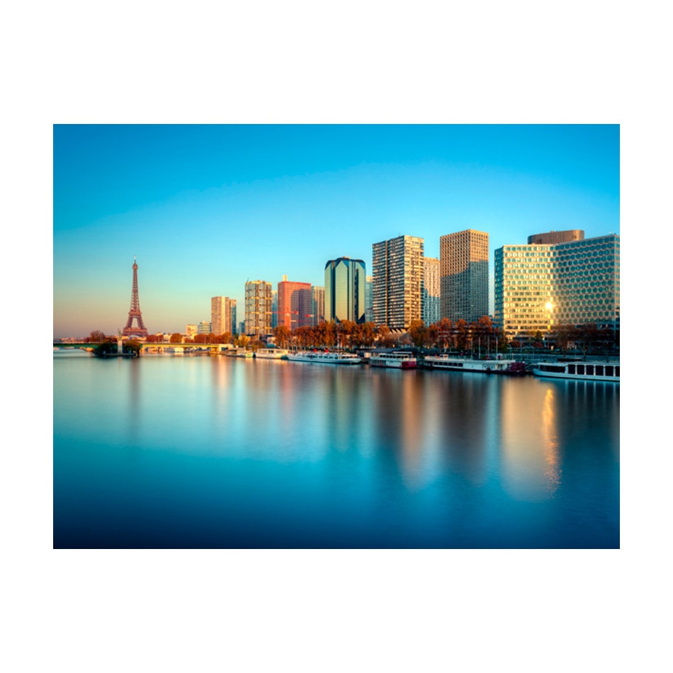 Fototapet vlies - Relaxare de la Sena - 350 x 270 cm