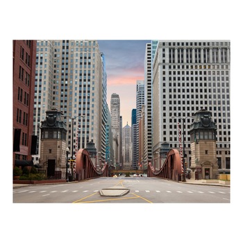 Fototapet vlies - Strada Chicago - 250 x 193 cm Fototapet vlies - Strada Chicago - 250 x 193 cm