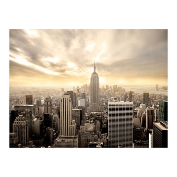 Fototapet vlies - New York Manhattan in zori - 350 x 270 cm Fototapet vlies - New York Manhattan in zori - 350 x 270 cm