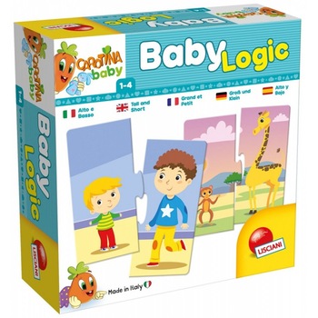 Joc educativ Lisciani, Scund sau inalt?, 16 piese Joc educativ Lisciani, Scund sau inalt?, 16 piese