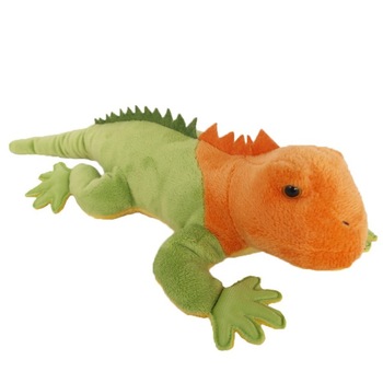 Jucarie de plus Beppe Aquarium, Soparla, 35.5 cm, Verde/Portocaliu Jucarie de plus Beppe Aquarium, Soparla, 35.5 cm, Verde/Portocaliu