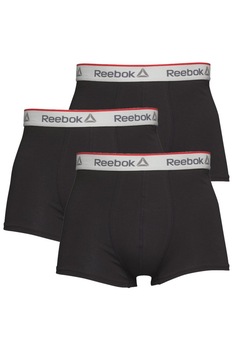 Set 3 perechi boxeri barbatesti Reebok Black, Negru Set 3 perechi boxeri barbatesti Reebok Black, Negru