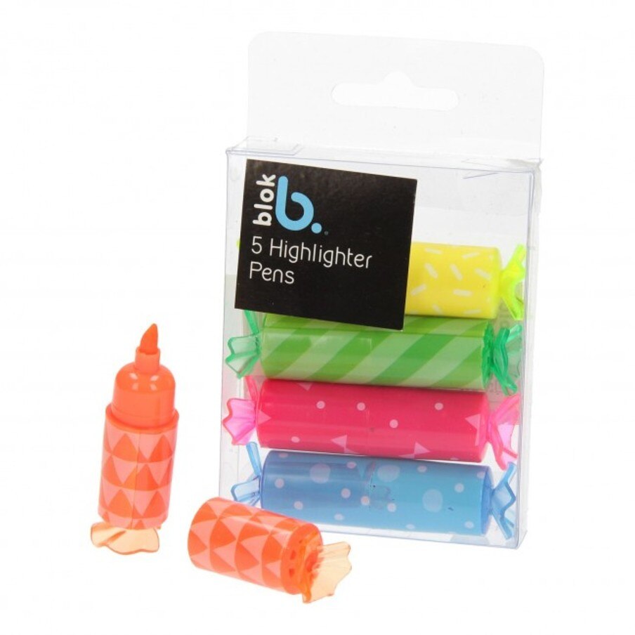 Set markere, 5 bucati Blok