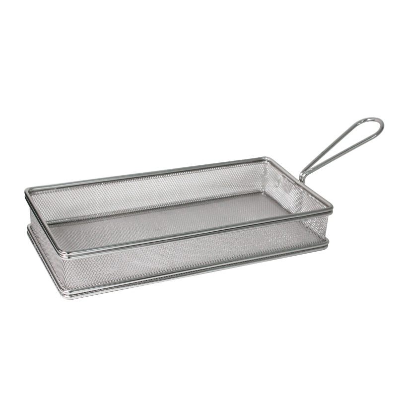 Cos dreptunghiular RAKI servire cartofi prajiti 16x10x5cm cu maner