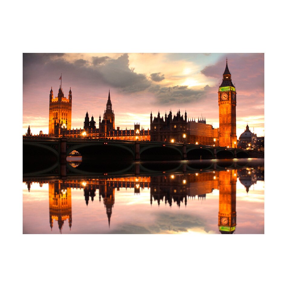 Fototapet vlies - Big Ben seara Londra - 250 x 193 cm
