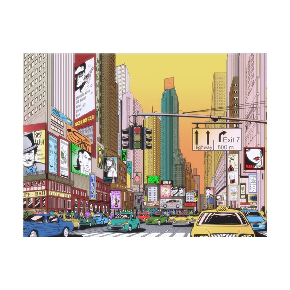 Fototapet vlies - Rush ora NY - 250 x 193 cm