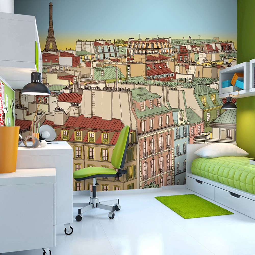 Fototapet vlies - Good morning Paris! - 350 x 270 cm