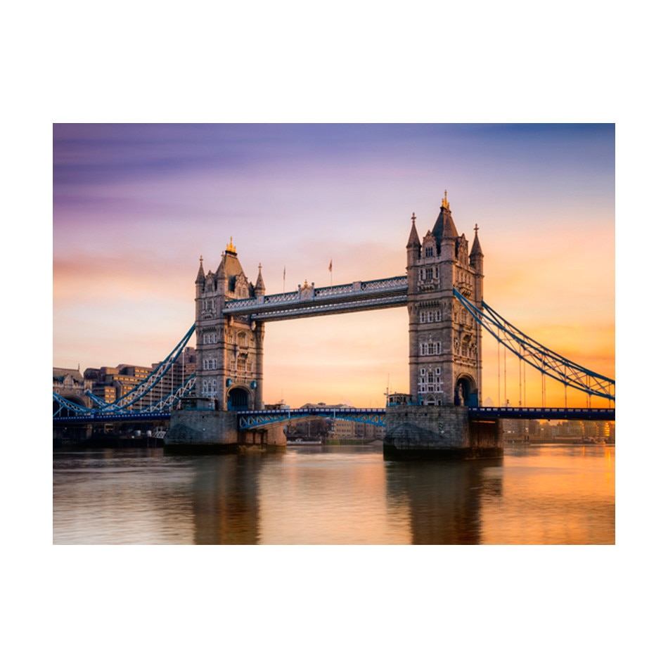 Fototapet vlies - Tower Bridge in zori - 350 x 270 cm