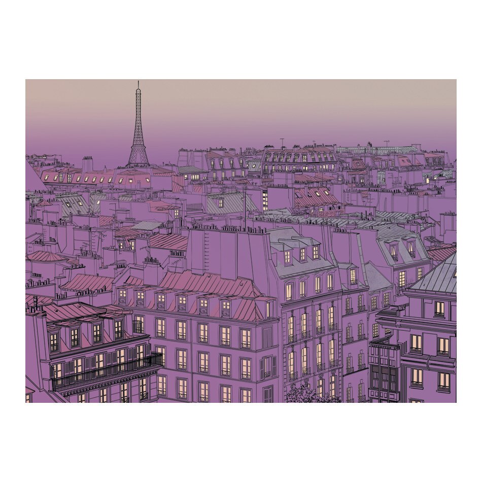 Fototapet vlies - Vineri seara la Paris - 250 x 193 cm