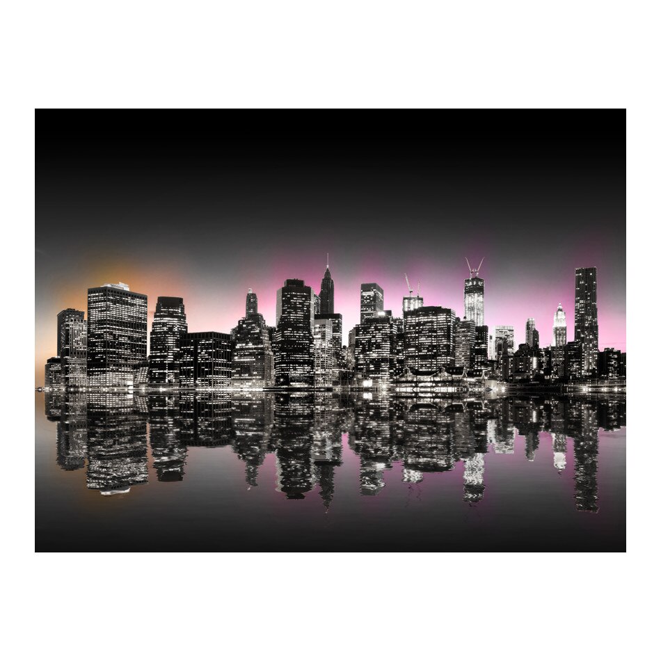 Fototapet vlies - Luminozitate plina de culoare peste NYC - 250 x 193 cm