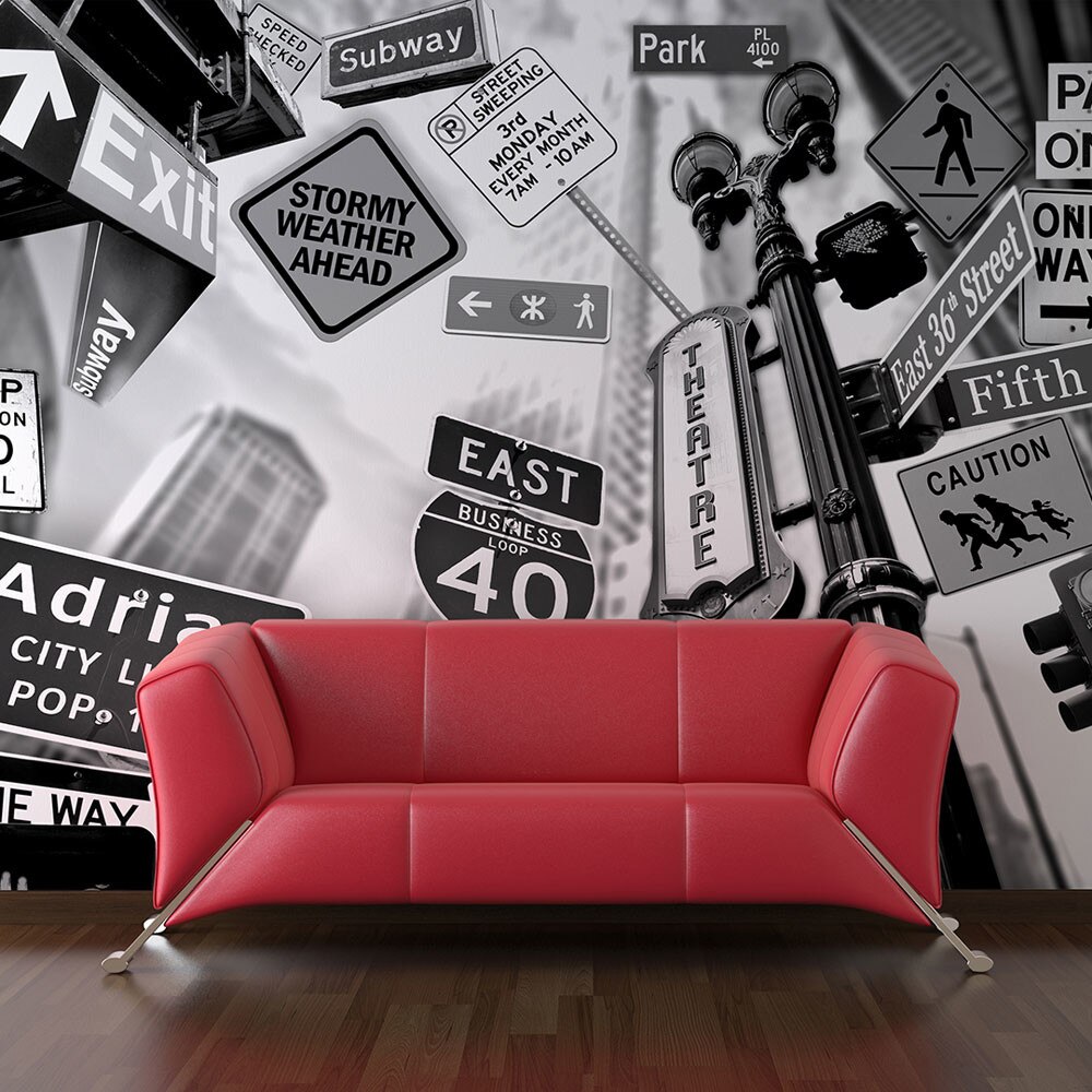 Fototapet vlies - All roads lead to Manhattan - 350 x 270 cm