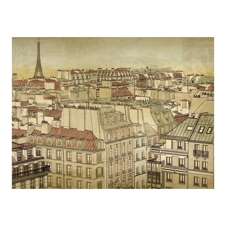 Fototapet vlies - La revedere Paris! - 250 x 193 cm