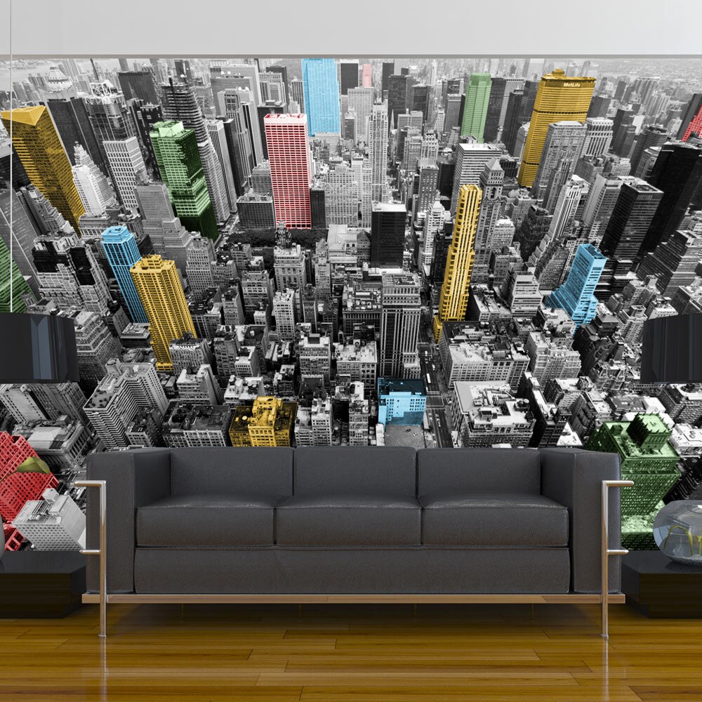 Fototapet vlies - NY kaleidoscope - 350 x 270 cm