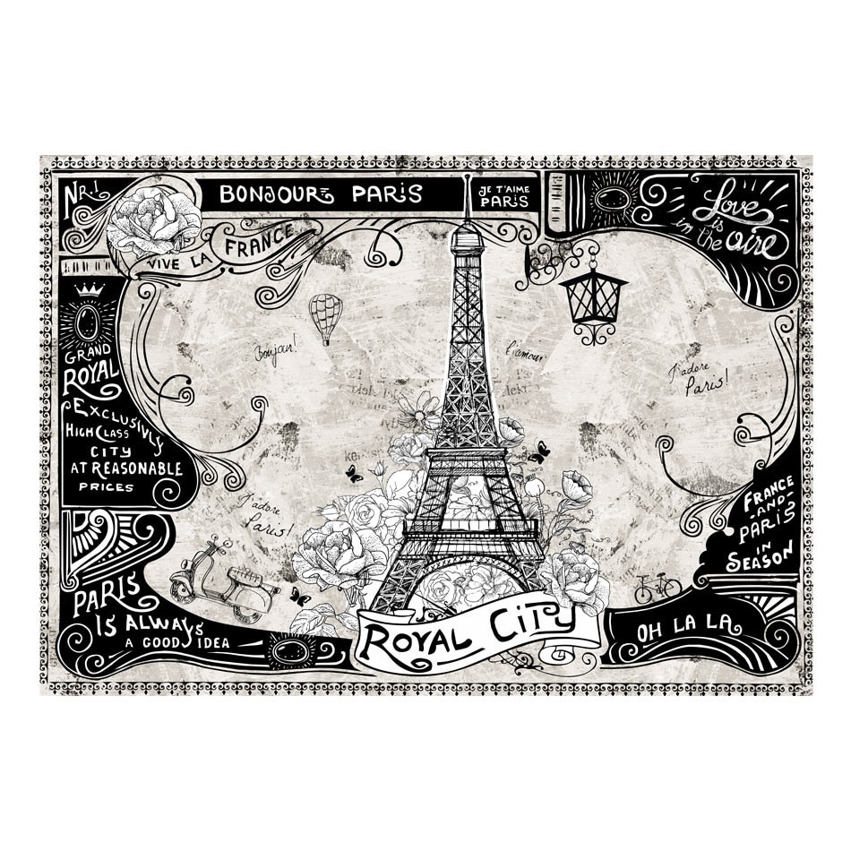 Fototapet vlies - Bonjour Paris - 400 x 280 cm