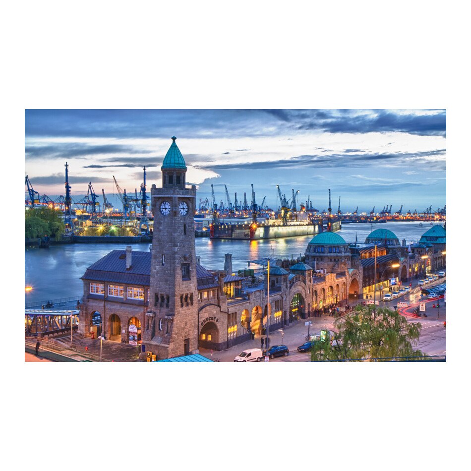 Fototapet vlies - Stadiile de aterizare St. Pauli - 450 x 270 cm