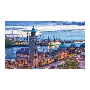 Fototapet vlies - Stadiile de aterizare St. Pauli - 450 x 270 cm Fototapet vlies - Stadiile de aterizare St. Pauli - 450 x 270 cm