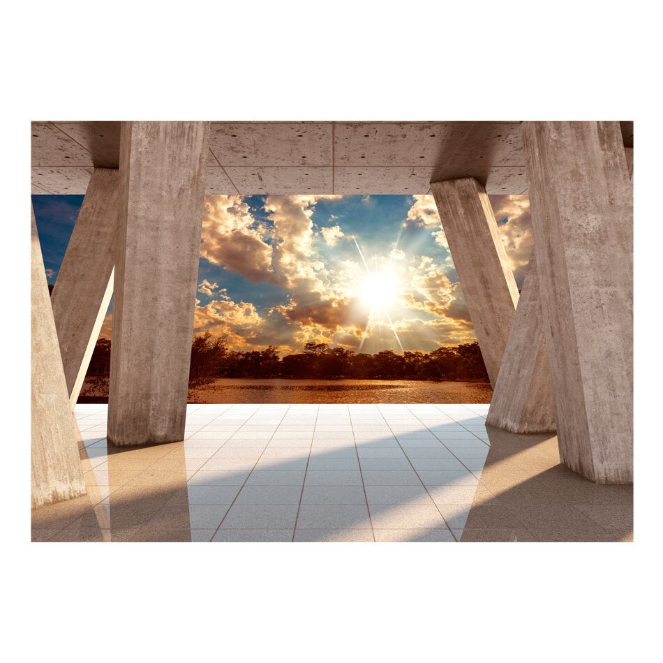 Fototapet vlies - Sunny Promenade - 200 x 140 cm